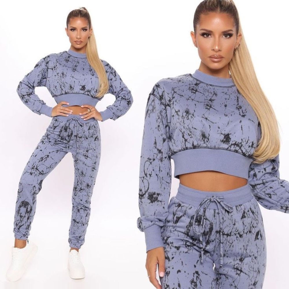 Fashion Nova Tie-Dye Women's jogger set